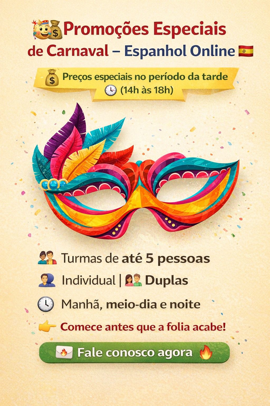 Promo��es especiais de carnaval